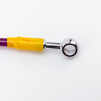 Шланг гидравлический тормозной (армированный) L=700 d=10мм фиолетовый