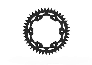 Звезда ведомая RIVAL Enduro 520 43T (6х150х125) усиленная с самоочисткой